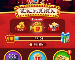 Screenshot of the Word Cookies Collection rewards